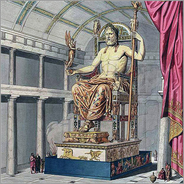 Семь чудес света: Статуя Зевса в Олимпии