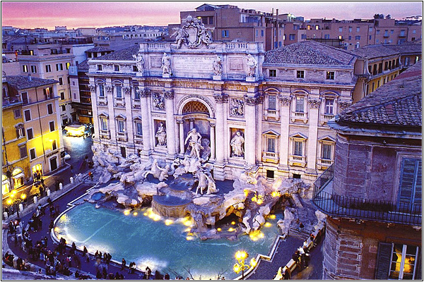 Фонтан Треви — самый большой фонтан в Риме