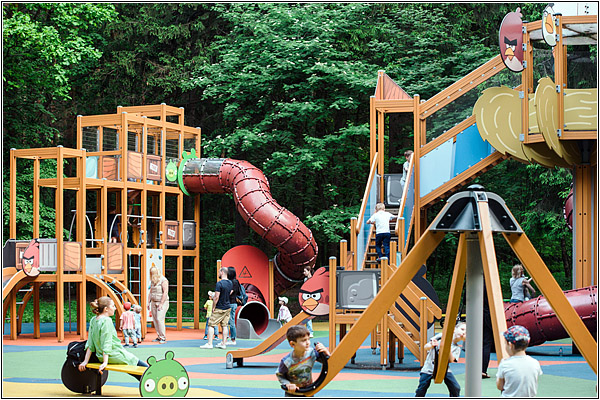 Детская площадка Angry Birds в Мещерском Парке
