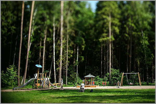 Детская площадка в Мещерском Парке