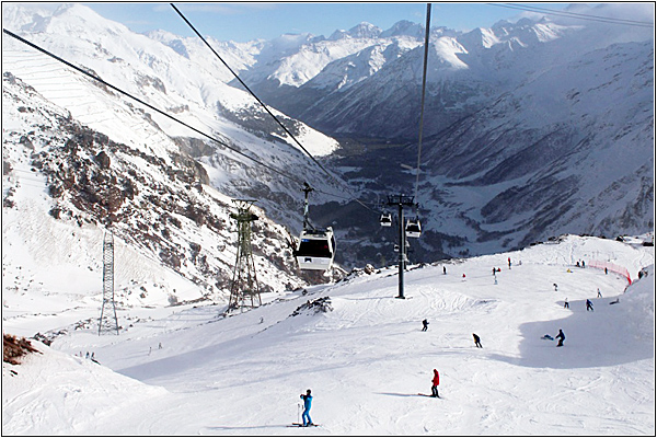 Лучшие горнолыжные курорты России: Эльбрус в Кабардино-Балкарии