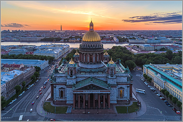 Смотровые площадки Петербурга: Колоннада Исаакиевского собора