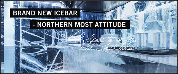 Ледяной бар ICEBAR STOCKHOLM — царство льда