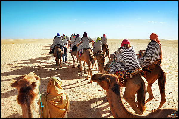 Пустыня Сахара в Тунисе