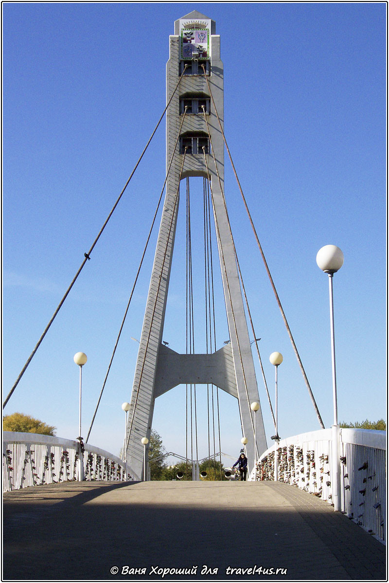 Мост Поцелуев в Краснодаре