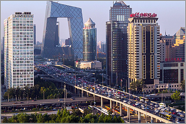 Пекин с высоты птичьего полета