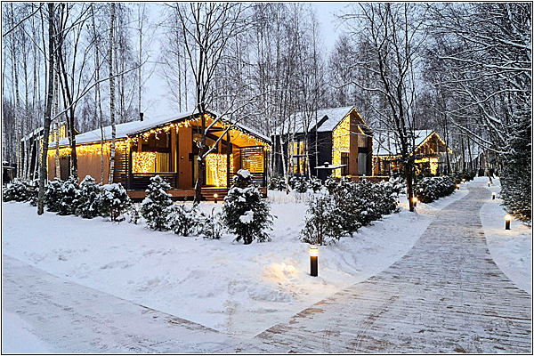 Эко-отель «Плавное течение» в Подмосковье