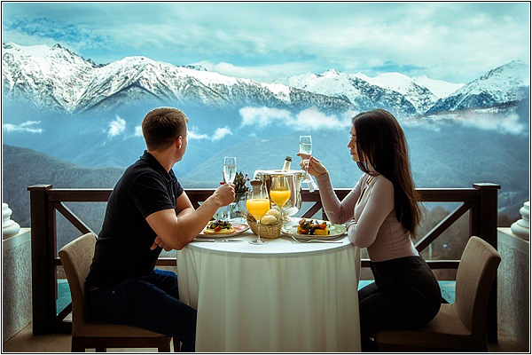 Ресторан The Grill в Novotel Resort Krasnaya Polyana Sochi