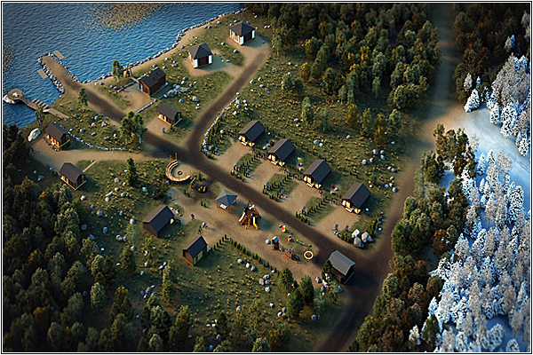 Схема базы отдыха «Тихая Гавань»