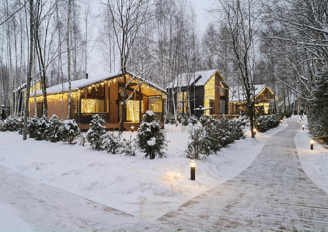 Эко-отель «Плавное течение» в Подмосковье